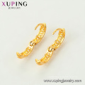 96536 Xuping 24K traje chapado en oro pendientes de estilo africano Huggie